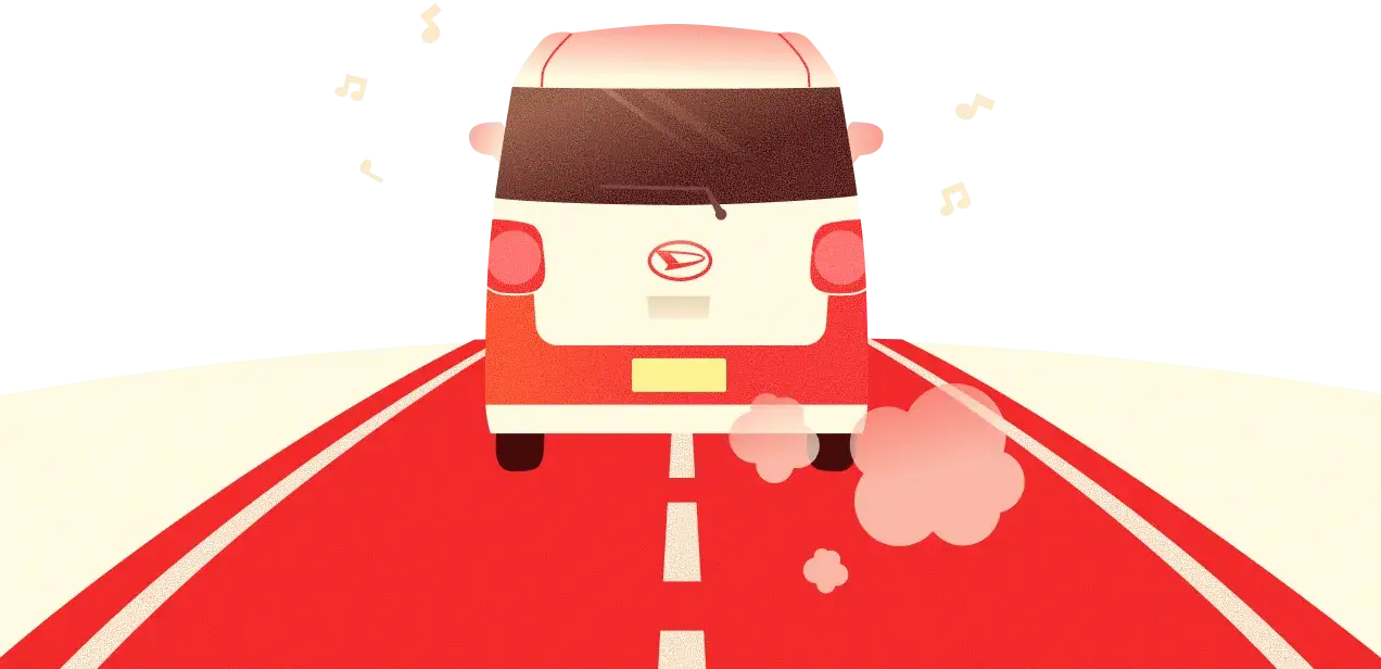 三重ダイハツ 車イラスト